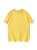 Cotton Yellow T shirt Women Basic 2022 Summer White Tops Female Loose Tshirt Soft Solid T shirts For Women Tee Shirt