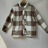Explosion Autumn And Winter New Fashion Casual Women's Lattice Collar A Row Of Buckle