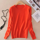Sweater Female Knitted Pullover Women Winter Sweaters Autumn O Neck Cashmere Sweater Women Jumper O Neck Pull