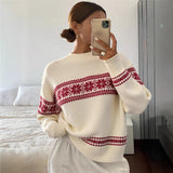 And Winter Must Be Loose Zebra Knitted Sweater