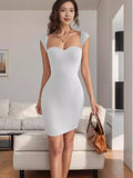 And Summer 2025 New Women's Sexy Night Club Skirt Sleeveless Knitted Bag Sling Dress