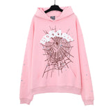 Brand Sp5der 55555 Star Printed Hoodie Pantsuit Suit For Men And Women-Outfit