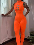 Summer Bodycon Jumpsuits Women 2022 Sleeveless One Piece Outfit Rompers Womens Jumpsuits Halter Black Romper