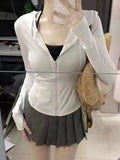 Women's Sunscreen Clothing 2024 Summer New UV Sunshade Blouse Thin Breathable Sunscreen Jacket-Outfit