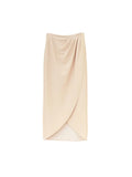 Xixi 2025 Spring New Temperament Commuting High Waist Half-Body Dress Design Packed Fishtail Dress
