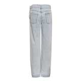 Casual Denim Pants For Women High Waist Pocket Streetwear Loose Wide Leg Jeans Female 2020 Fall Fashion