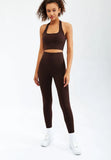 Workout Slim Fit Running Fitness Exercise Yoga Bra and Pants