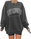 T Shirt Women 2021 Loose Long Sleeve Pullover Tops Spring Autumn Ladies Casual Letter Printing Oversized Woman