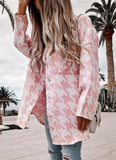 Print Long Blouse with