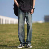 Tide Jeans Boys' Autumn Trousers Casual Straight Men's Pants-Outfit