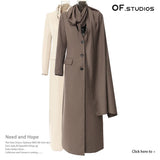 New Round Neck Atmosphere Feeling Personality Irregular Pier Shawl Coat Coat Women