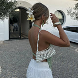 2025 Women's Clothing Sexy Bare Back Light V Collar