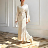 2025 New Southeast Asian Women's Knitted Sweater With A Dress Dress