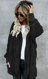 plush warm top mid-length double-sided anti-fur coat oversized