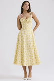 New Sexy Bare Back Sling Dress Holiday Breeze Flower Fork Long