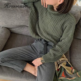 Turtle Neck Sweater Women 2020 New Korean Elegant Solid Cashmere Soft Oversized Thick Warm Female Pullovers