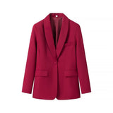 Homemade New Women's Classic Fashion Bleety Dress Collar Blazer