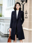 And Winter New Japanese And Korean Explosion Single Thick Hairs This Female Coat Wish Multi-Colored And Long
