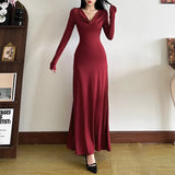 2025 Autumn And Winter Women's New Pure Color Temperament High-End Sense Collar Body
