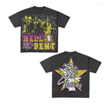 Street Printed Large T-Shirt Gothic 2024 Graphics T-Shirt Y2k Blouse Armed Gothic Men's Short Sleeves-Outfit