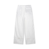 Homemade New Women's Classic Pure Linen Wide Legs