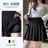 100-Fold Skirt Women's New Dress With White Half-Dress Korean Version Of The College Style Skirt A