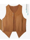 Vest Short Tuxedo Summer New Leisure Retro Open-Breast Button