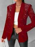 New Fashion Casual Beads Small Suit Women's