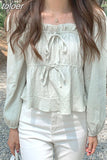 Spring Linen Cotton Shirt Tops Casual Girls White Blouse Women Long Sleeve Korean Women Blouses Femme Soft Blusas