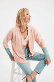Trendyol With Color Block Mesh Detailed Knitwear Cardigan