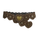 Design Love Buckle Corns Can Adjust Leather Belt 2023 New Summer Waist Accessories-Outfit