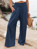 Casual Trousers Style Cotton Distressed For