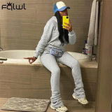 Spring Womens 2 Two Piece Sets Outfits Tracksuit Sweatsuits For Women Long Sleeve Top Pants Suits Pink Matching Sets