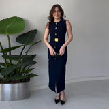 New Women's Single-Cringed Knitless Knitted Solid-Colored Waist