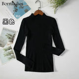 Autumn Winter Basic Turtleneck Knitting Bottoming Warm Sweaters 2022 Women's Pullovers Solid Minimalist Cheap