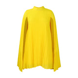 Women's 2025 New Temperament Fashion Chiffon Cape Bat Sleeve Large