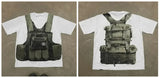 Street Printed Large T-Shirt Gothic 2024 Graphics T-Shirt Y2k Blouse Armed Gothic Men's Short Sleeves-Outfit