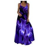 Print Dresses For Women Party Colorful Sleeveless Tank Dress Summer Sundress Kobieta Sukienka Woman Dress Vrouw