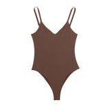 New Spring Nylon Solid Color Sling Jumpsuit 5039322-Outfit