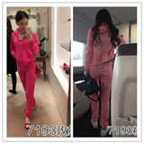 Spring Fall Women Sweater Two Piece knitted Sets Slim Tracksuit Autumn Fashion Sweatshirts Sporting Suit For