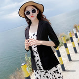 Toloer And Linen Imitation Hemp Small Suit Female 2024 Summer Thin Korean Version Leisure Slim Show Thin Professional Seven Minutes Sleeve Suit Coat-Outfit
