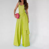 New Fashion Casual Strap Pants Women's