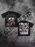 Cartoon Graphic T-Shirt Soho Mortar Goth Super T-Shirt Couple Y2k Top Korean Goth Men's Wear-Outfit