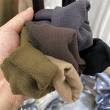 Half-High-Necked Bottomed Shirt Lady's New Plush Long-Sleeved T-Shirt In Autumn And Winter-Outfit