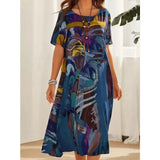 Summer Sleeve Loose Round Neck