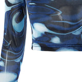 Top Women See Through y2k Clothes Summer Autumn T-shirts Crop Tops Sexy Slim Long Sleeve Tees Clothing Club Streetwear-Outfit