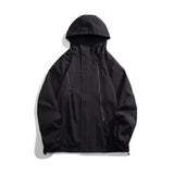 Men's Stormsuit Jacket Spring And Autumn High Street Loose Sports Personality Ruffian Handsome Youth Hooded Jacket Cardigan-Outfit