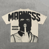 Cartoon Graphic T-Shirt Soho Mortar Goth Super T-Shirt Couple Y2k Top Korean Goth Men's Wear-Outfit
