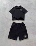 New Popular S Embroidery Printing Series For Young Couples Casual Broad-Legged