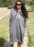 Casual Long Lseeve Loose Hoodie